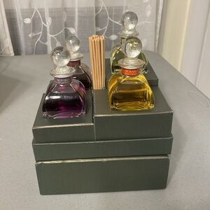 Agraria diffuser set with glass trays
